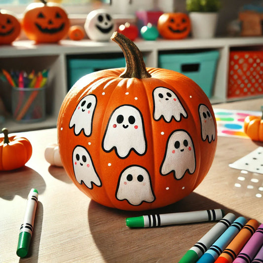 No Carve Pumpkin Decorating for Little Hands: Screen-Free Fall Fun Without the Mess