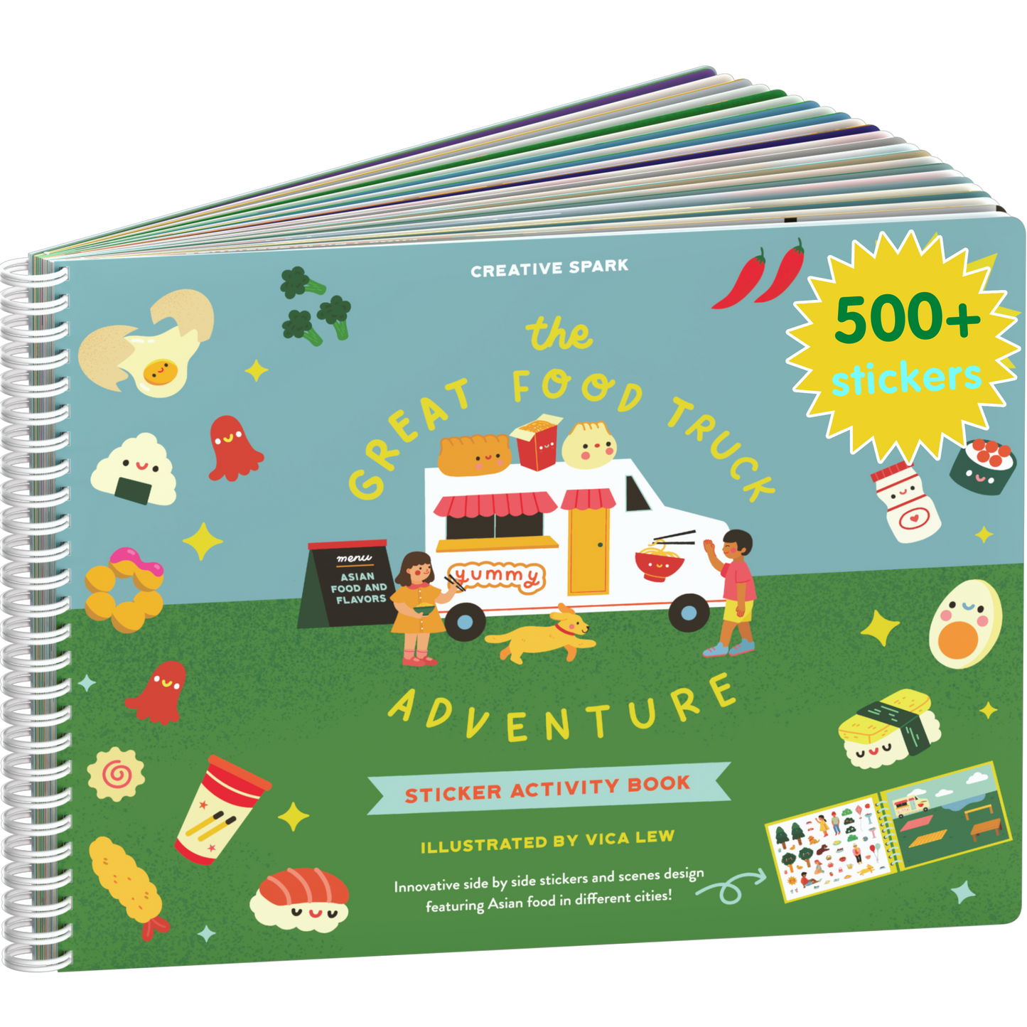 Food Trucks Sticker Book