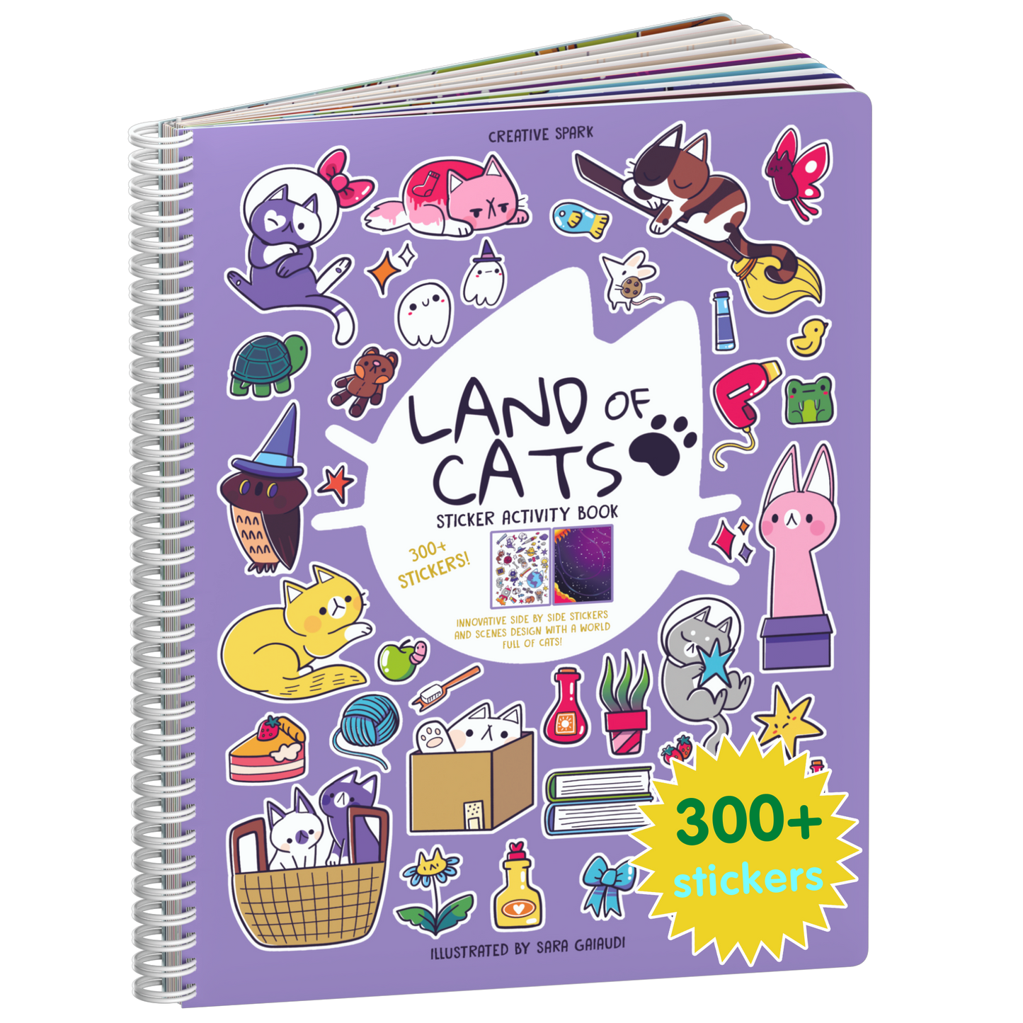 Land of Cats Sticker Book