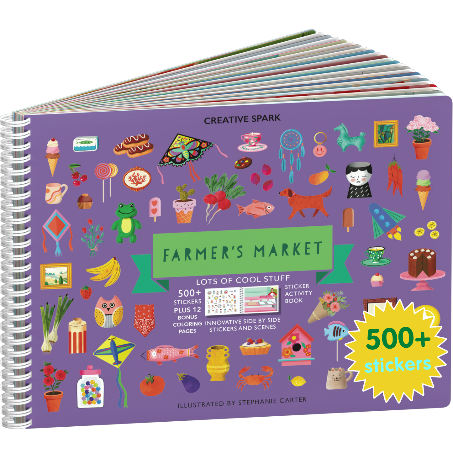Farmers Market Sticker Book