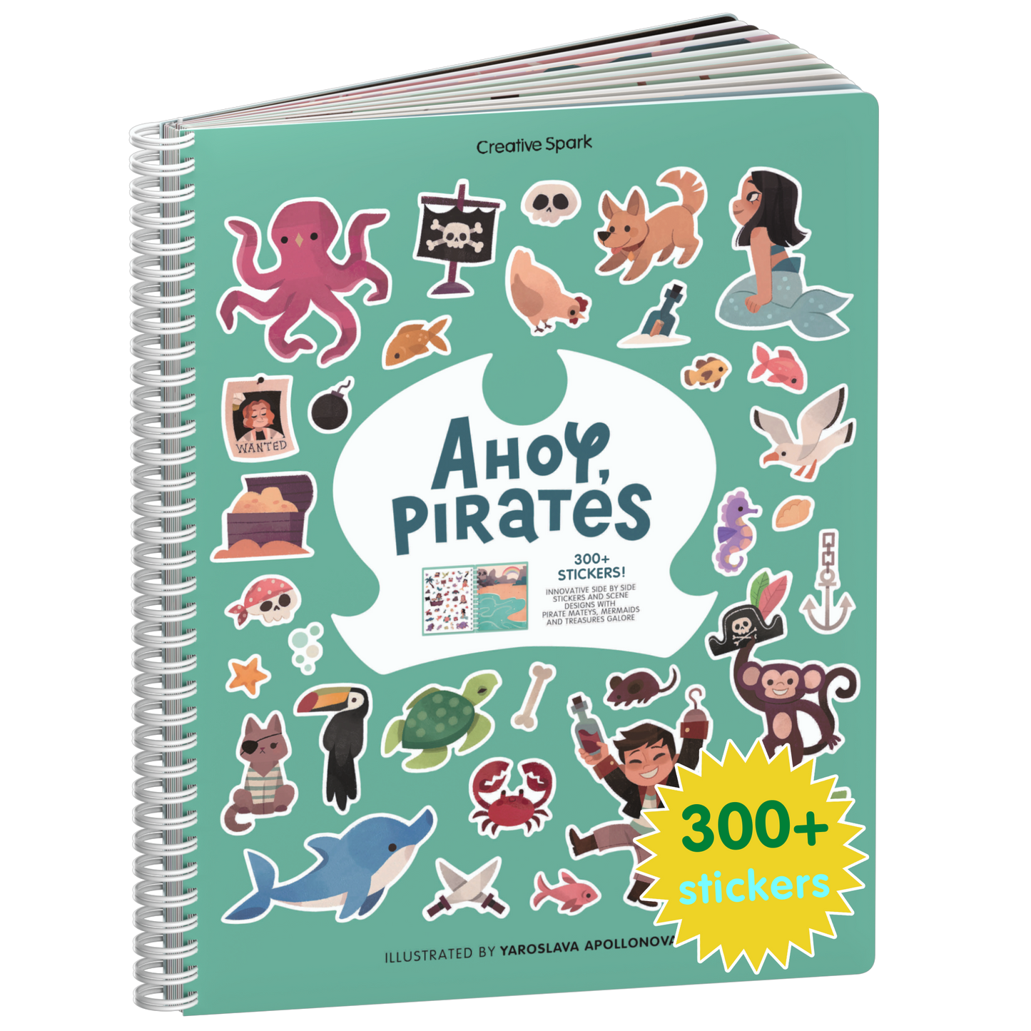 Ahoy Pirates Sticker Book