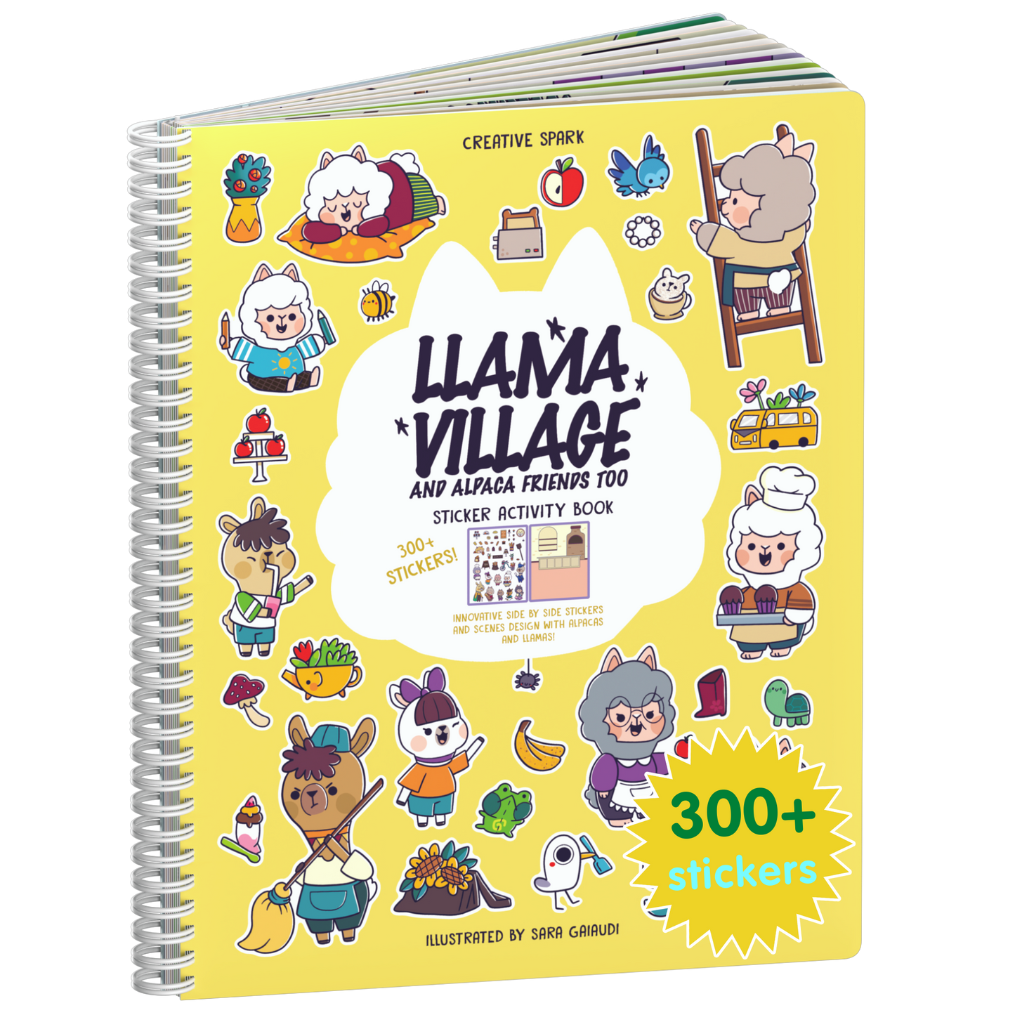 Llamas Sticker Book