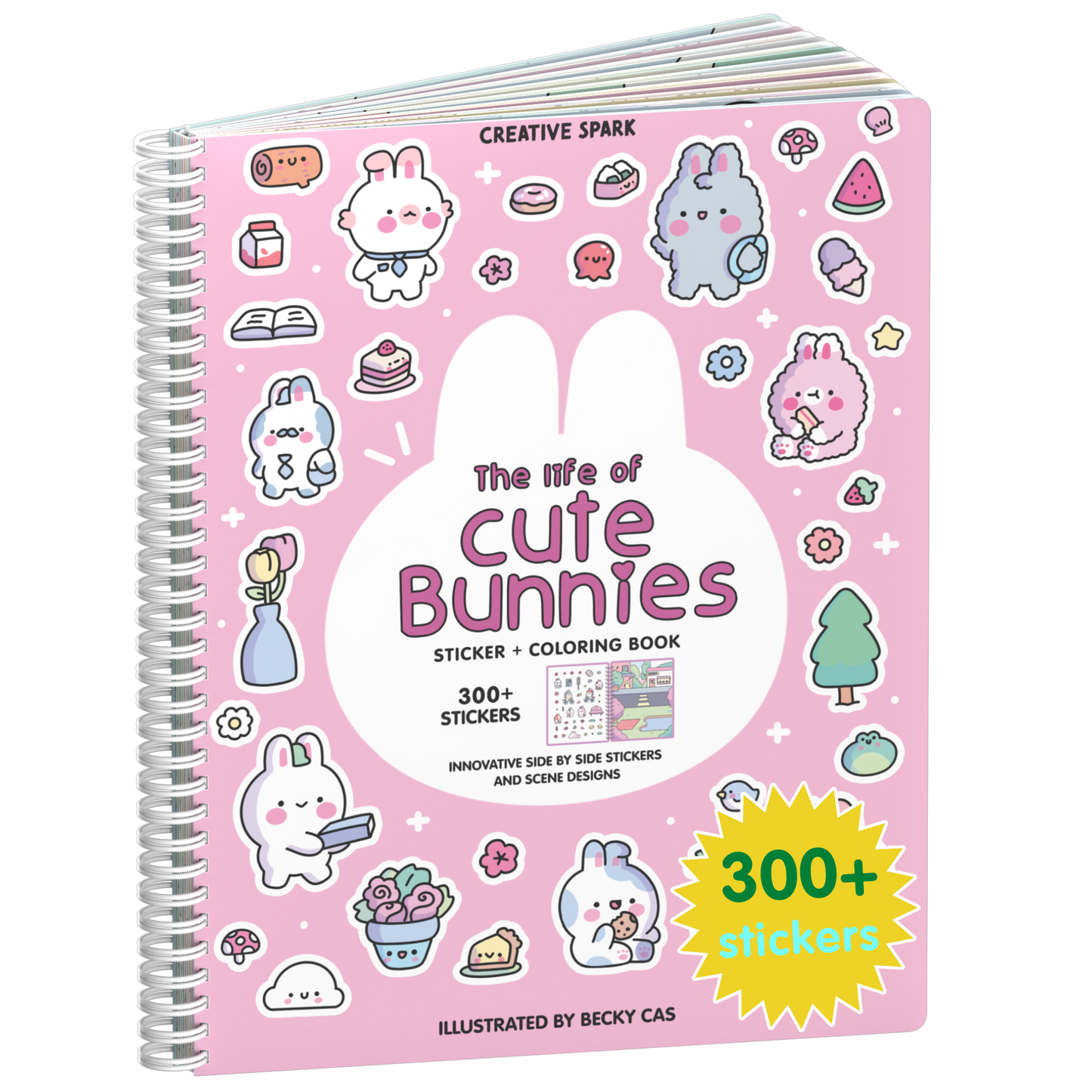 Cute Bunnies Sticker Book