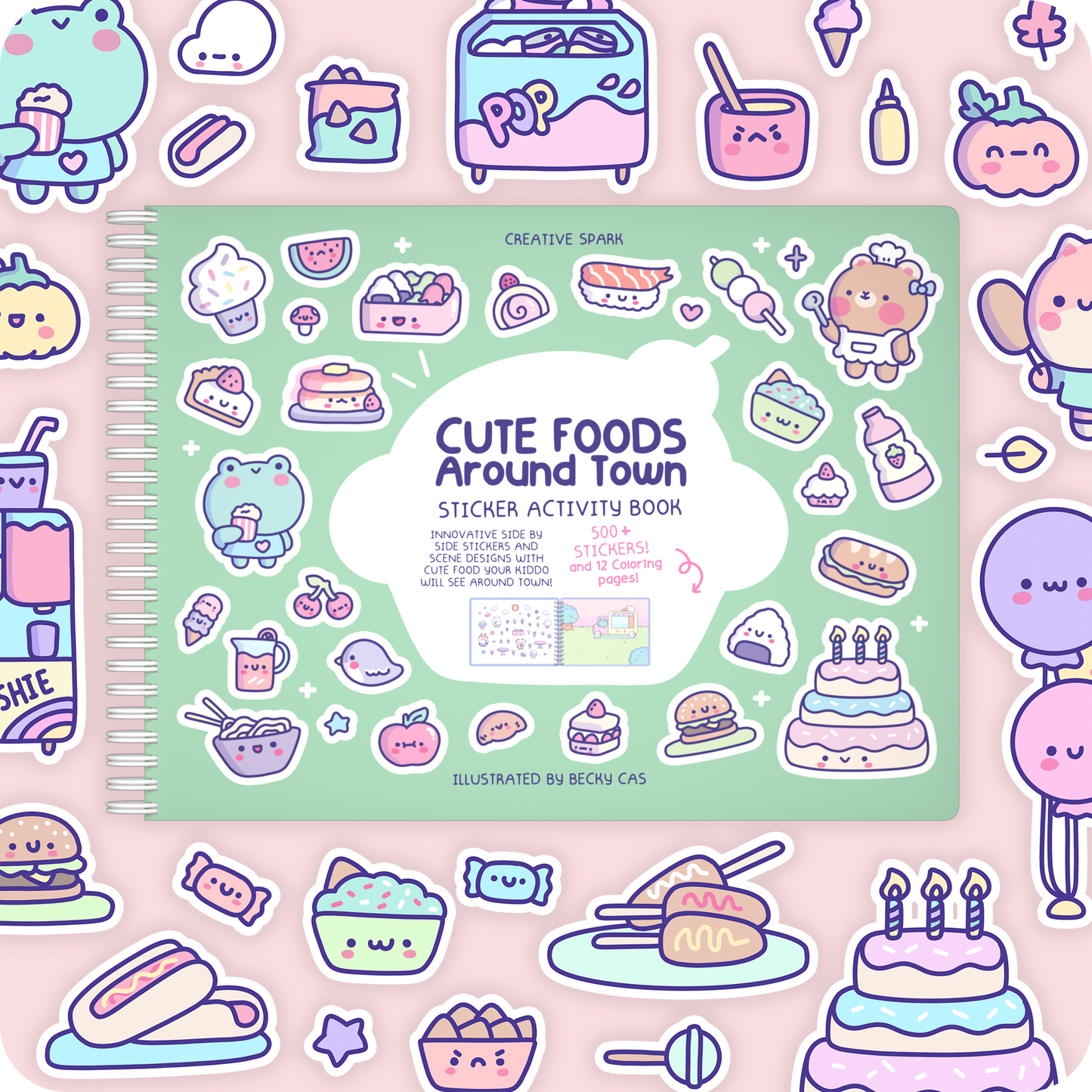 Cute Foods Vol 1 Sticker Book
