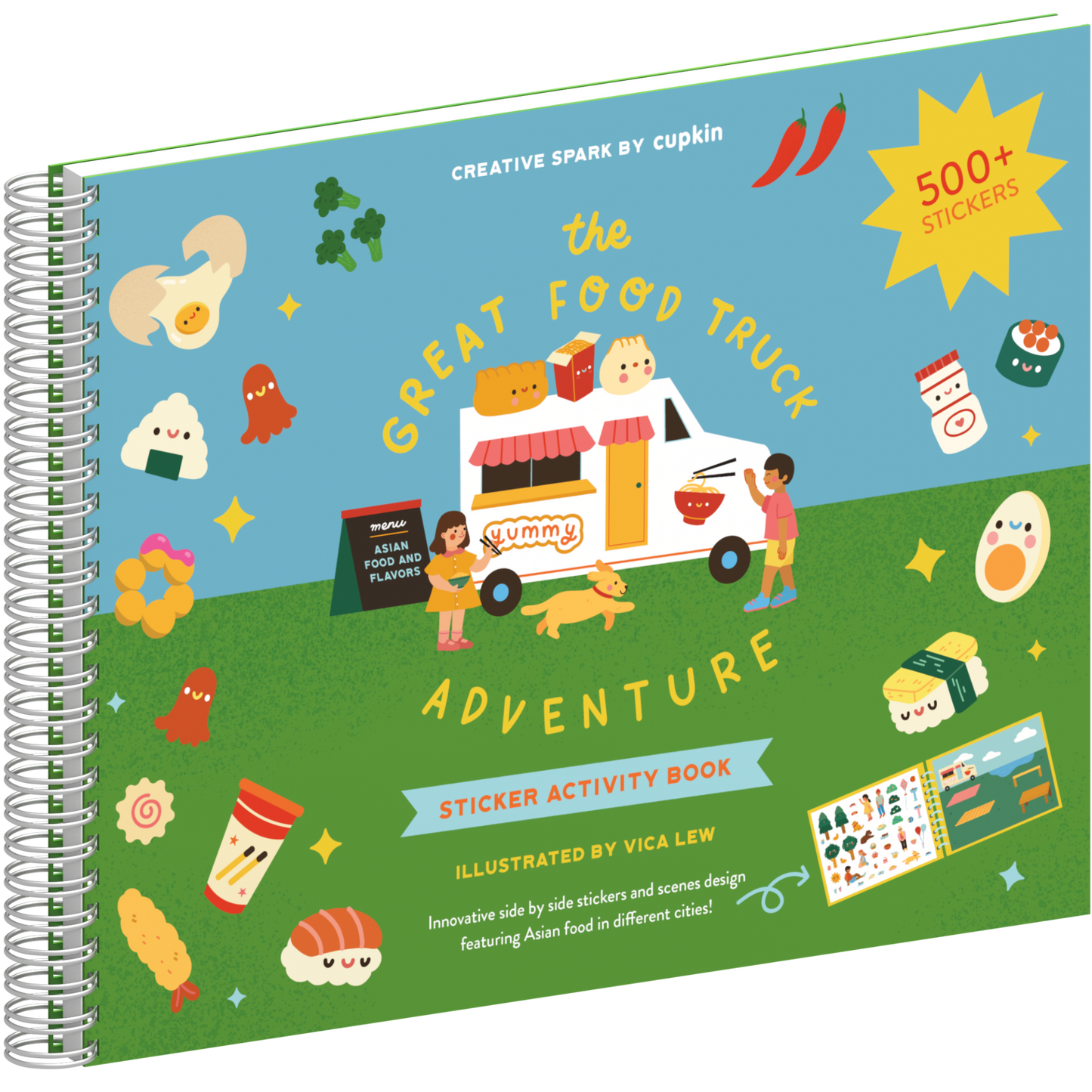 The Great Food Truck Adventure Sticker Book