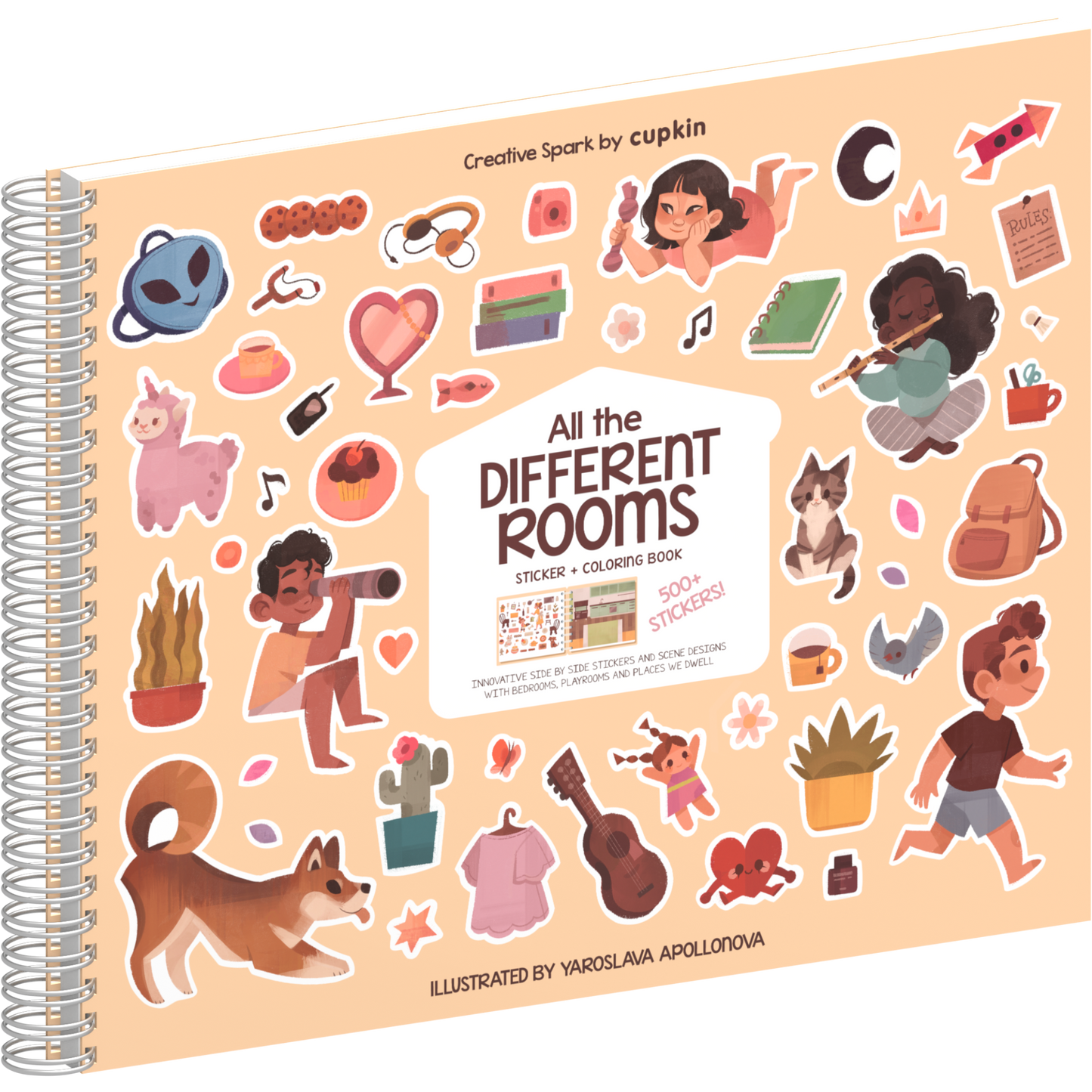 All the Different Rooms Sticker Book