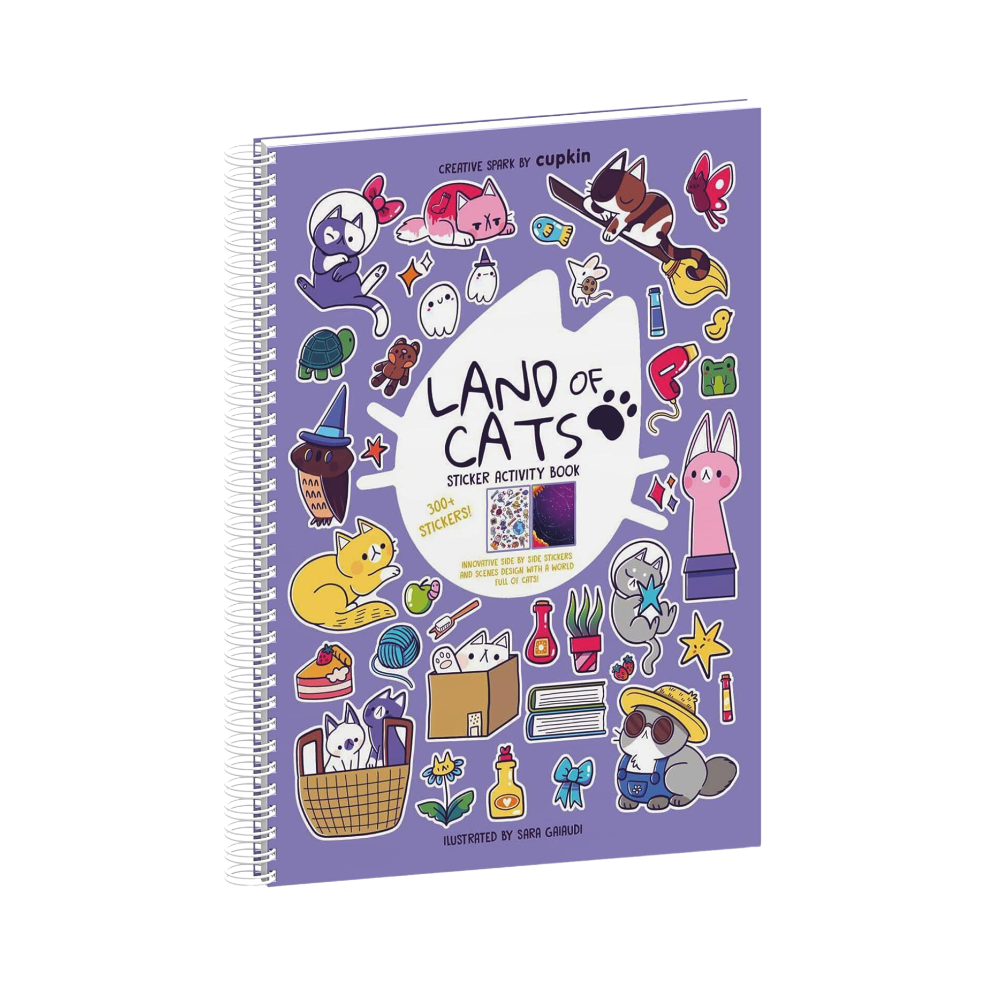 Land of Cats Sticker Book: 300+ Stickers and 8 Unique Scenes