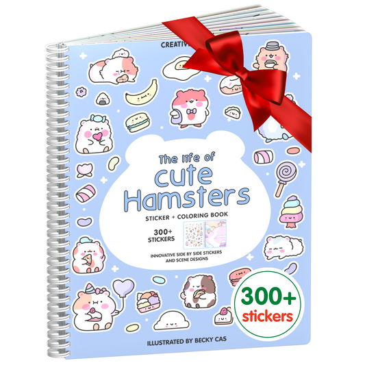The Life of Cute Hamsters Sticker Book