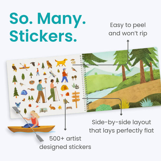 Camping Sticker Book