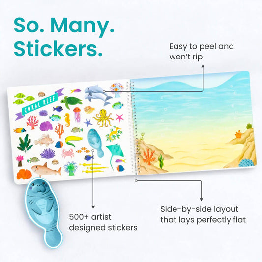 Cupkin Animal Habitats Sticker Book