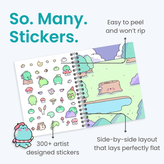 Cute Froggies Sticker Book