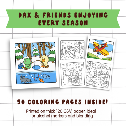 Dax & Friends Forever Coloring Book