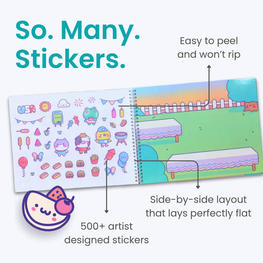Cute Foods Vol 2 Sticker Book