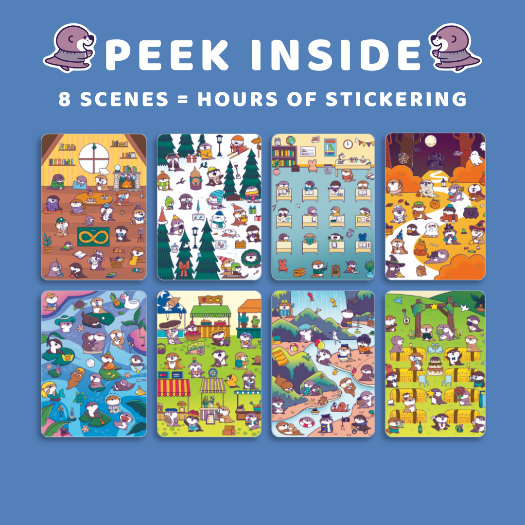 Otter Season Sticker Book