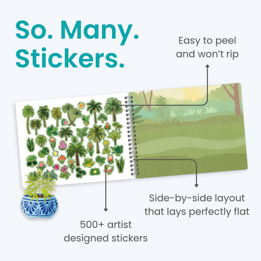 Plants Sticker Book