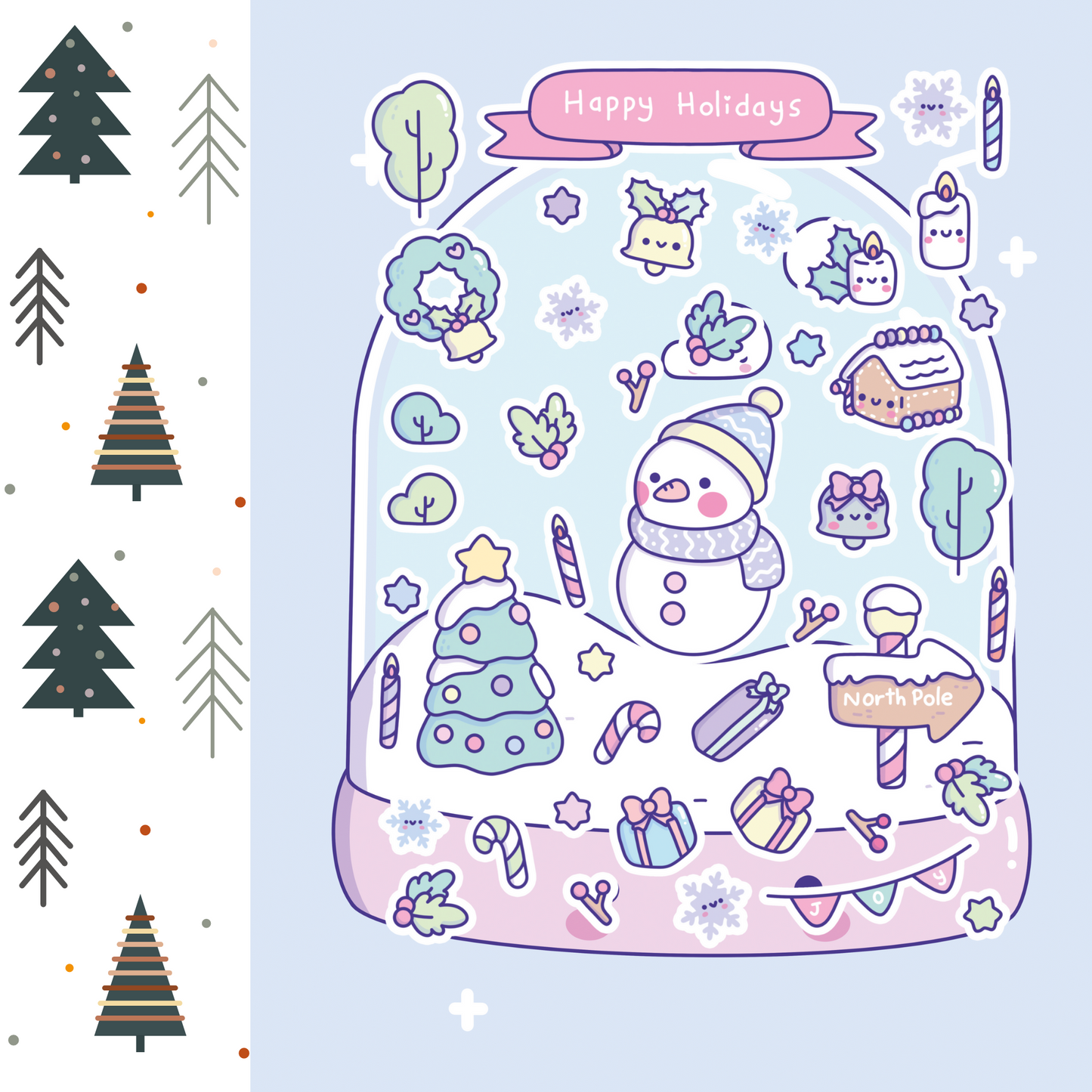 Winter Wonderland Christmas Sticker Book