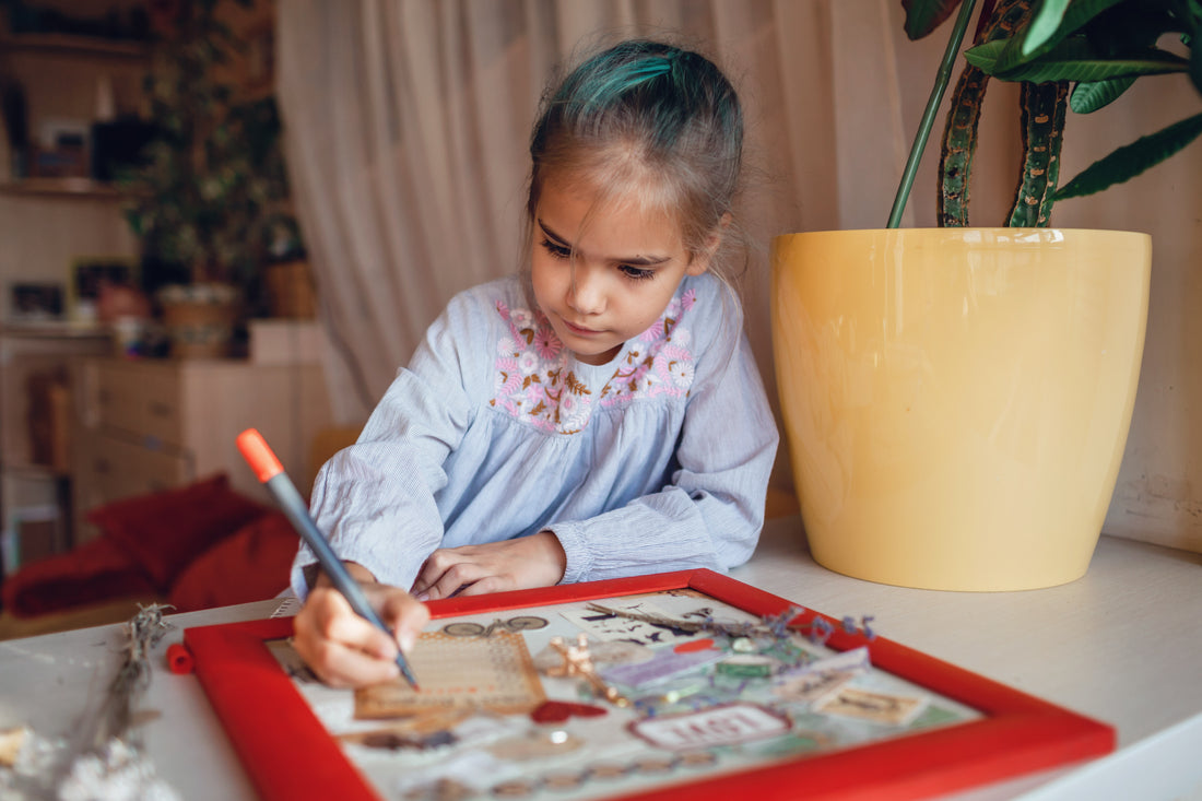 Encourage Your Child’s Goals And Interests With A Colorful Vision Board