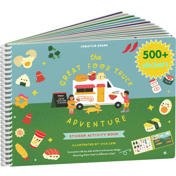 Food Trucks Sticker Book