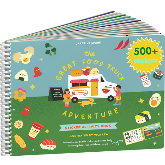 Food Trucks Sticker Book