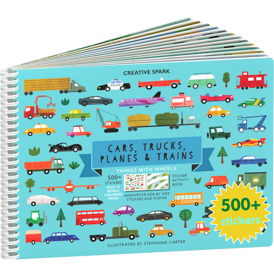 Cars Trucks Planes Sticker Book