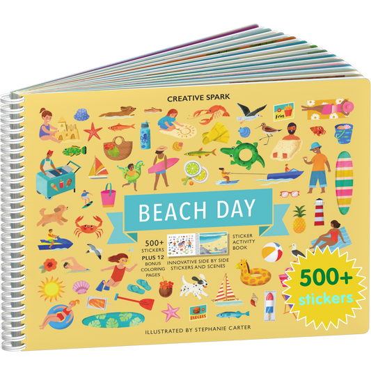 Beach Day Sticker Book