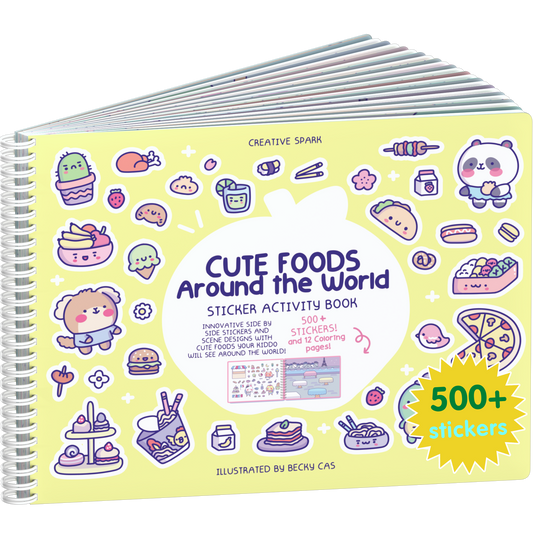 Cute Foods Vol 2 Sticker Book