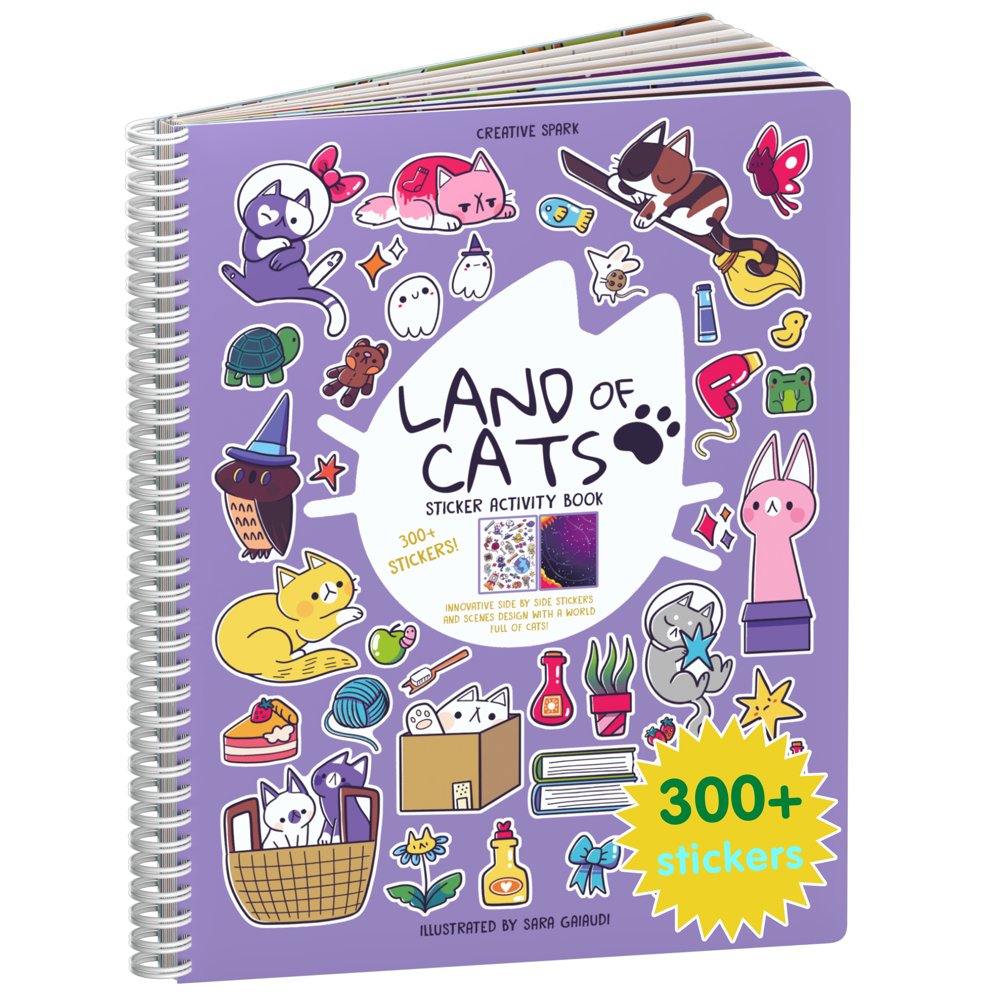 Land of Cats Sticker Book