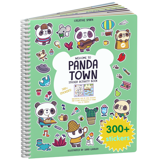 Panda Town Sticker Book