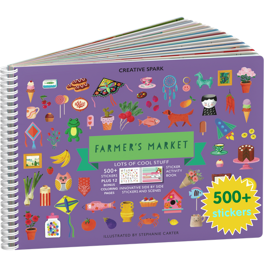 Farmers Market Sticker Book