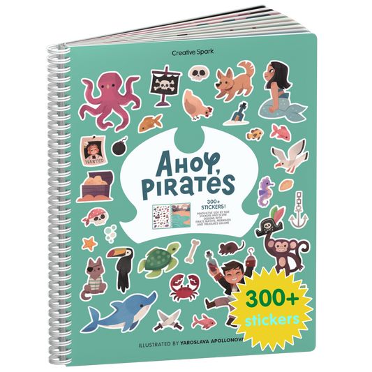 Ahoy Pirates Sticker Book