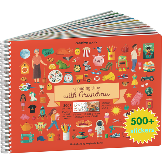 Fun with Gramma sticker book cover on a white background