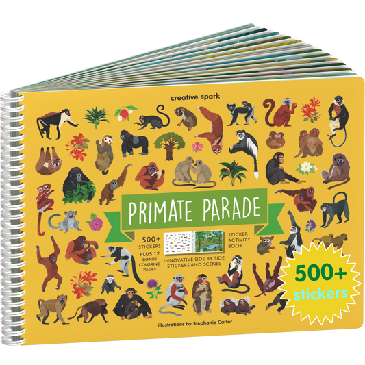 Primates Sticker Book