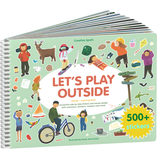 Let's Play Outside Sticker Book