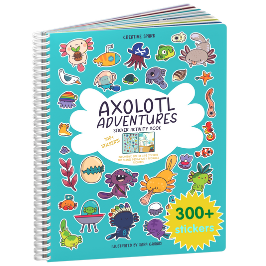 Axolotl Sticker Book