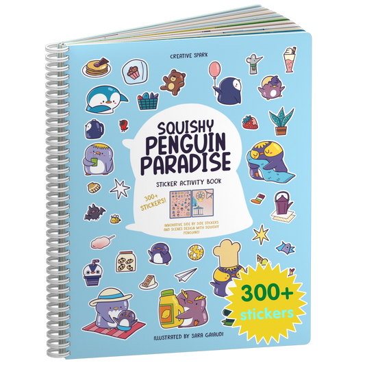Squishy Penguins Sticker Book