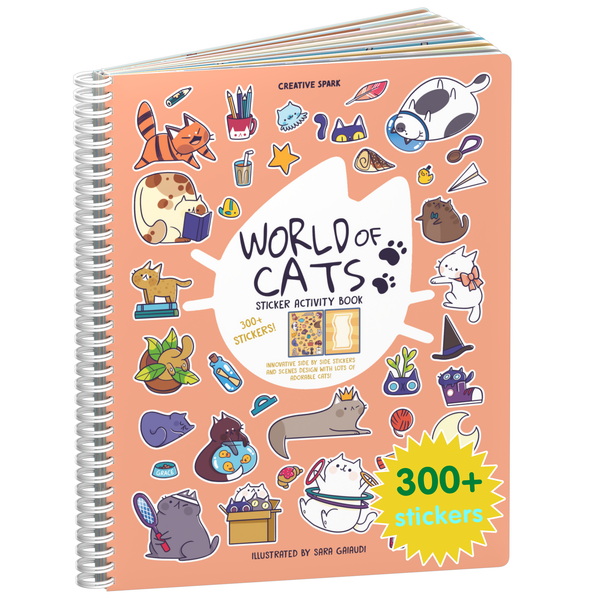 World of Cats Sticker Book