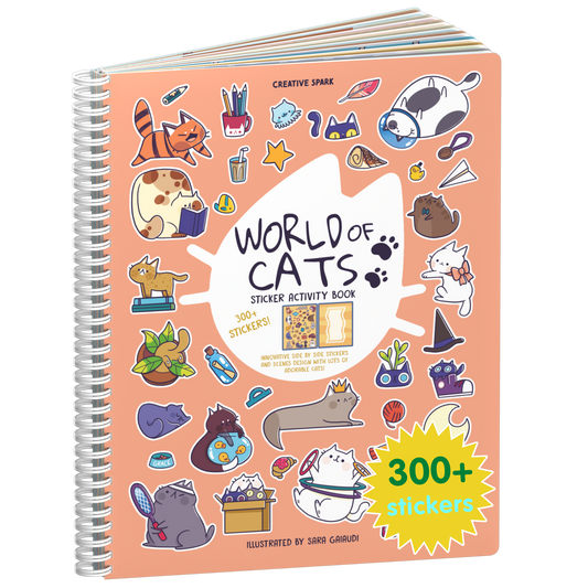 World of Cats Sticker Book
