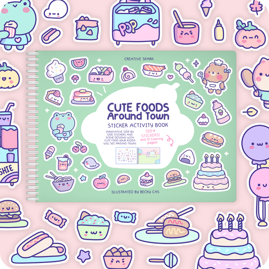 Cute Foods Vol 1 Sticker Book