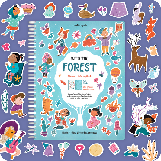 Into the Forest Sticker Book