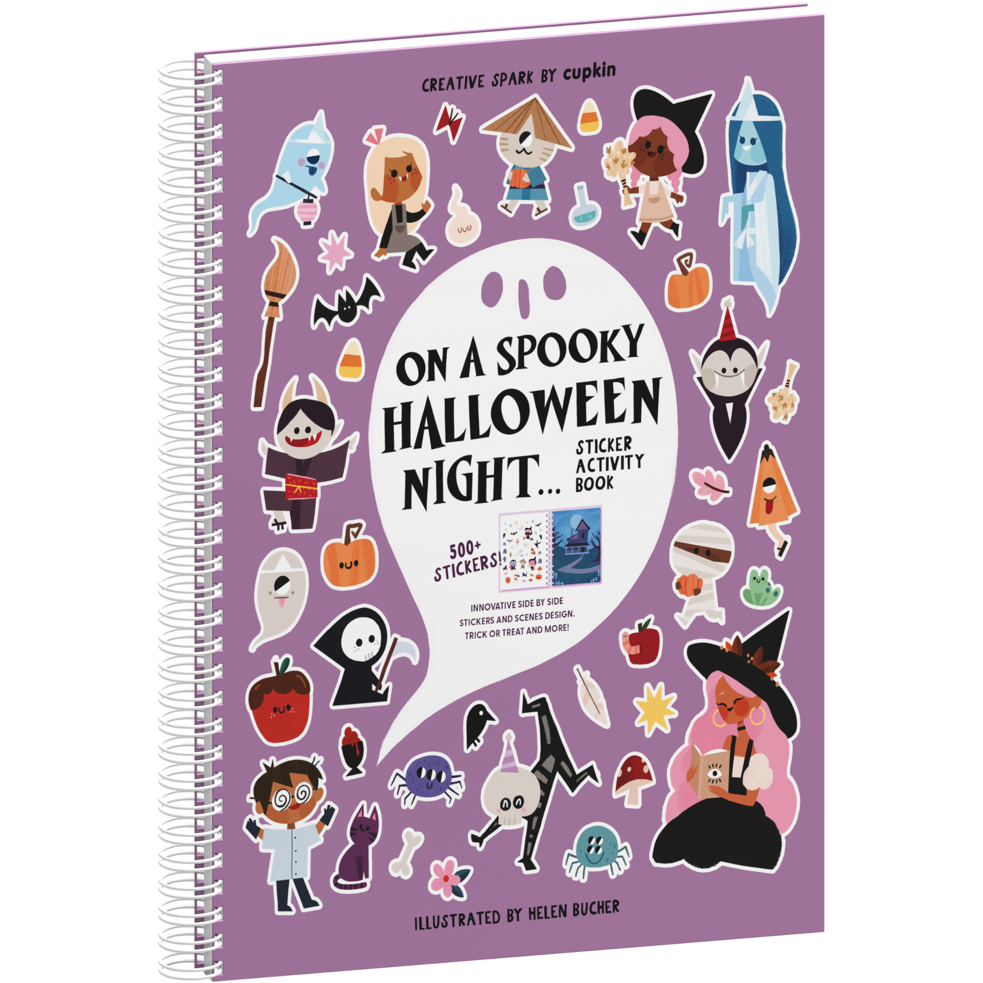 Basic Witch Supplies Spiral Stickerbook