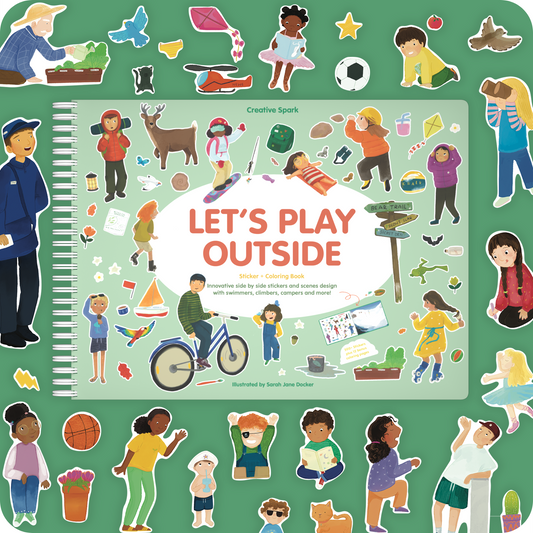 Let's Play Outside Sticker Book