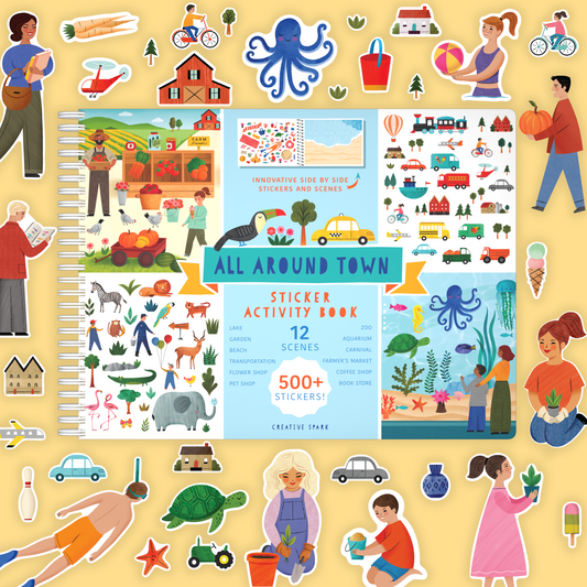 All Around Town Sticker Book