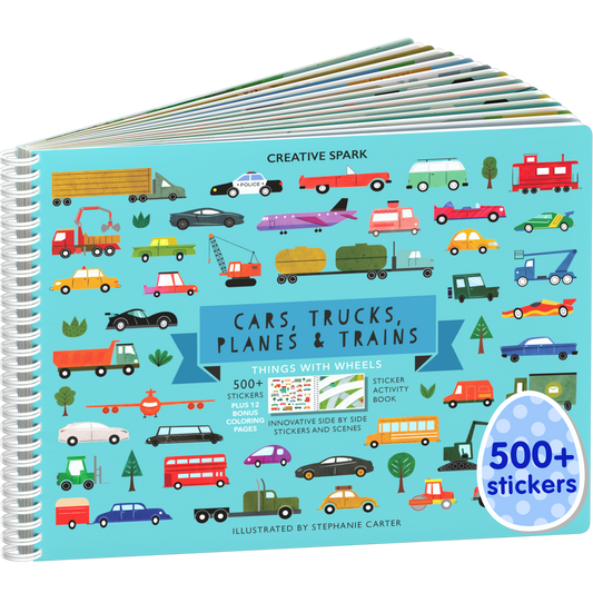 Cars Trucks Planes Sticker Book