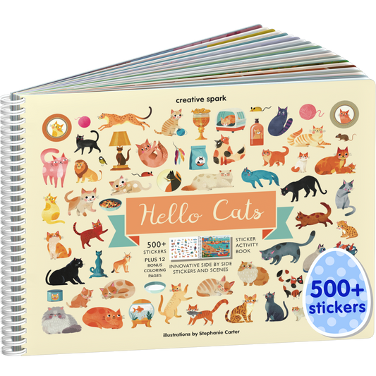 Hello Cats Sticker Book
