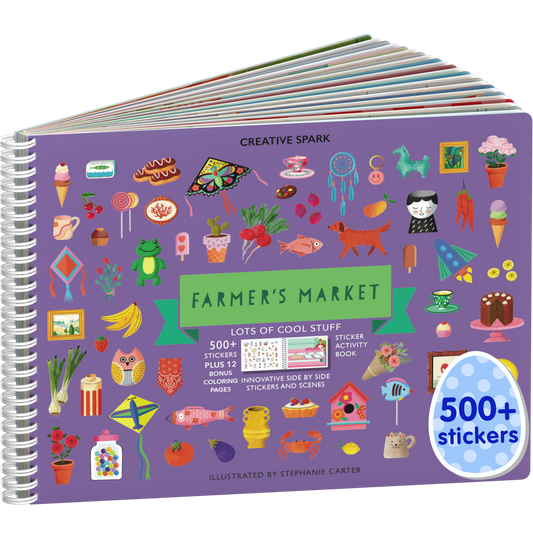 Farmers Market Sticker Book