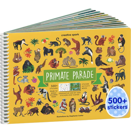 Primates Sticker Book