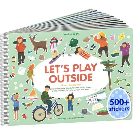 Let's Play Outside Sticker Book