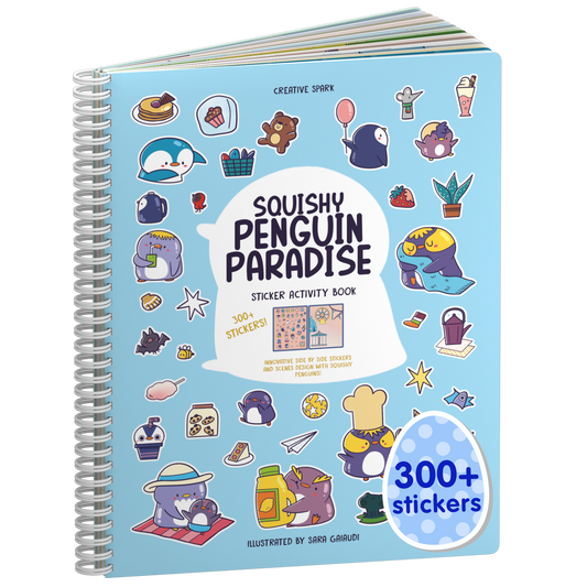 Squishy Penguins Sticker Book