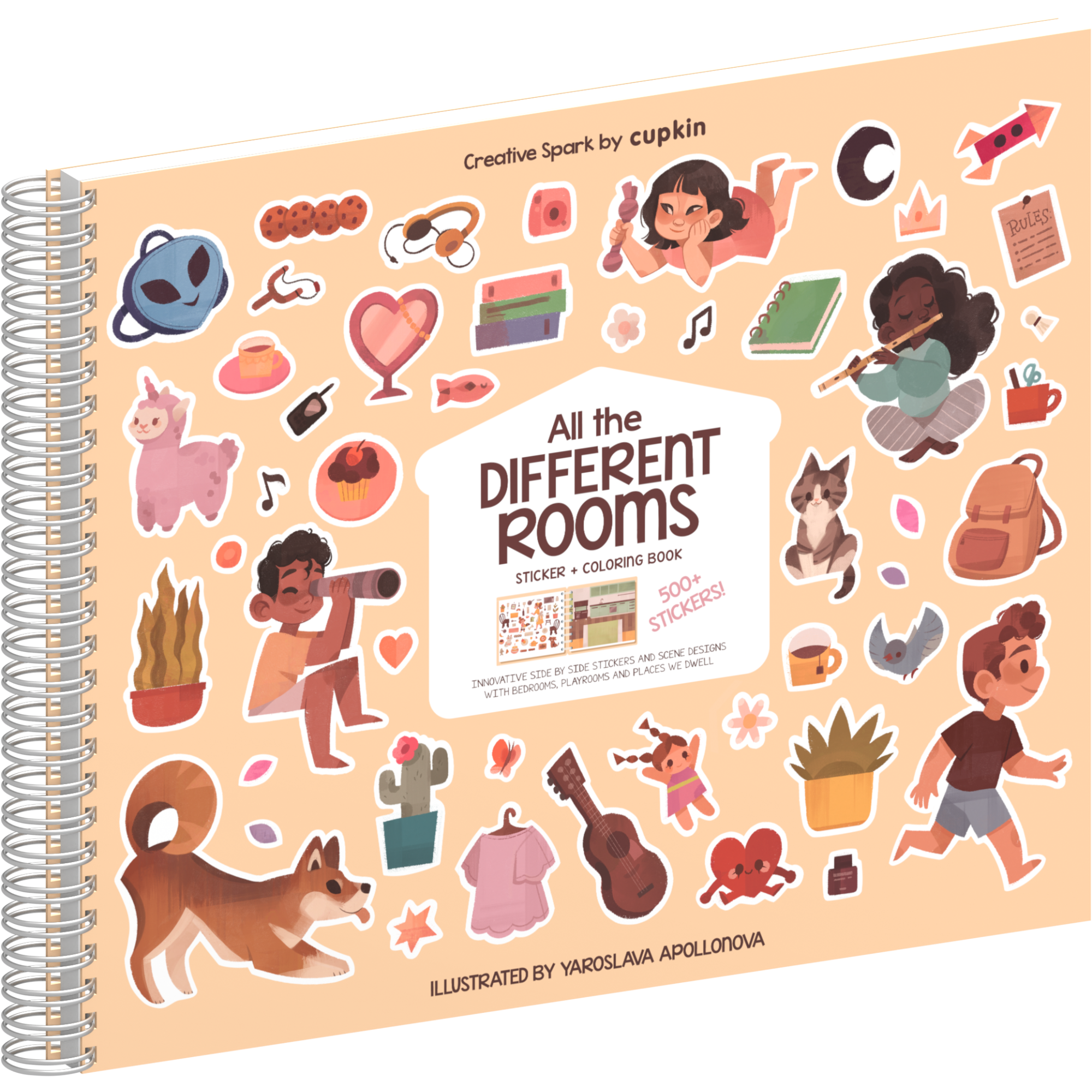 All the Different Rooms Sticker Book