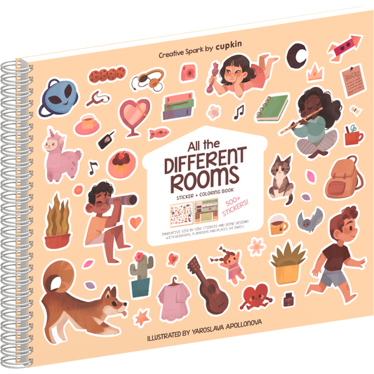 All the Different Rooms Sticker Book